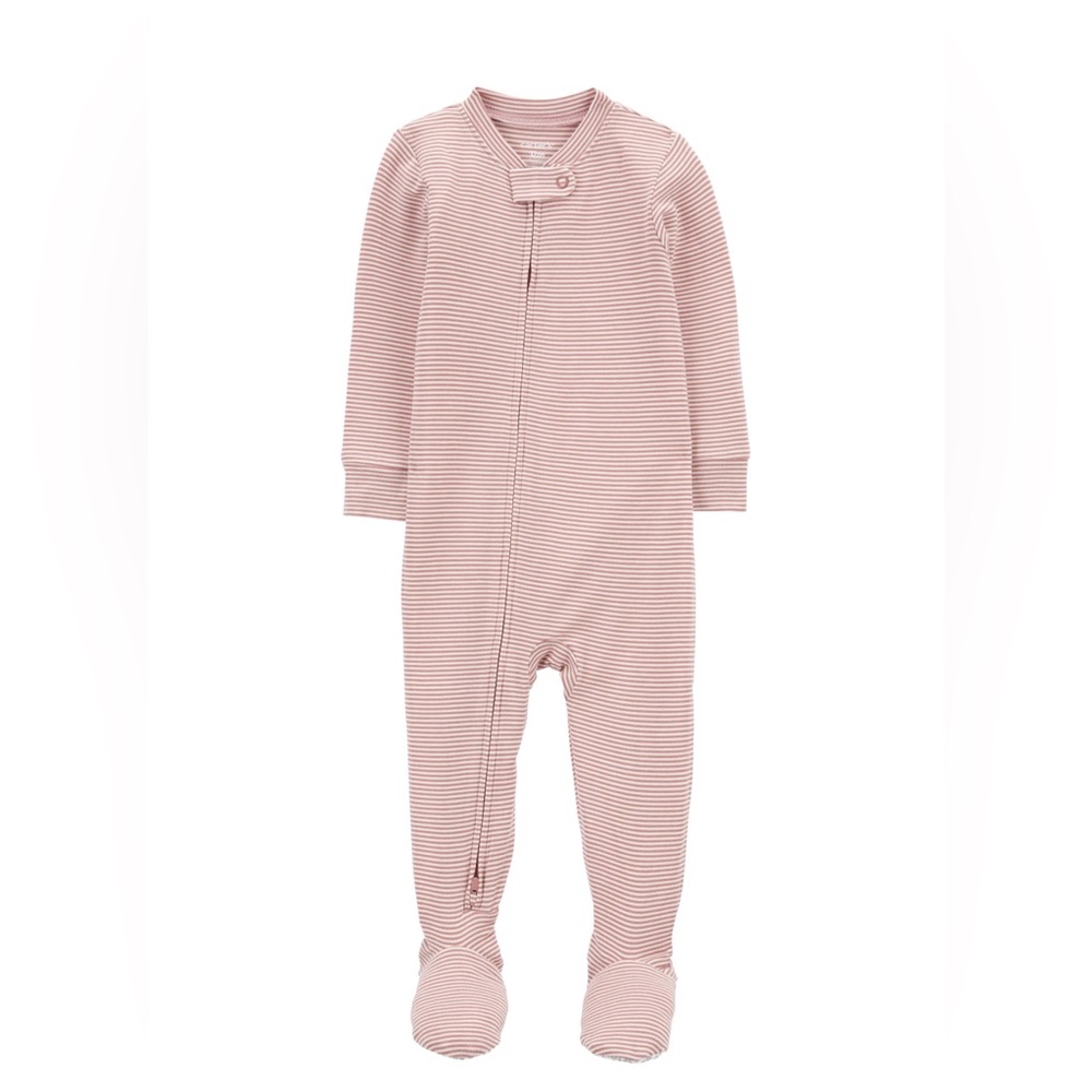 Carter's Pink Striped Footie